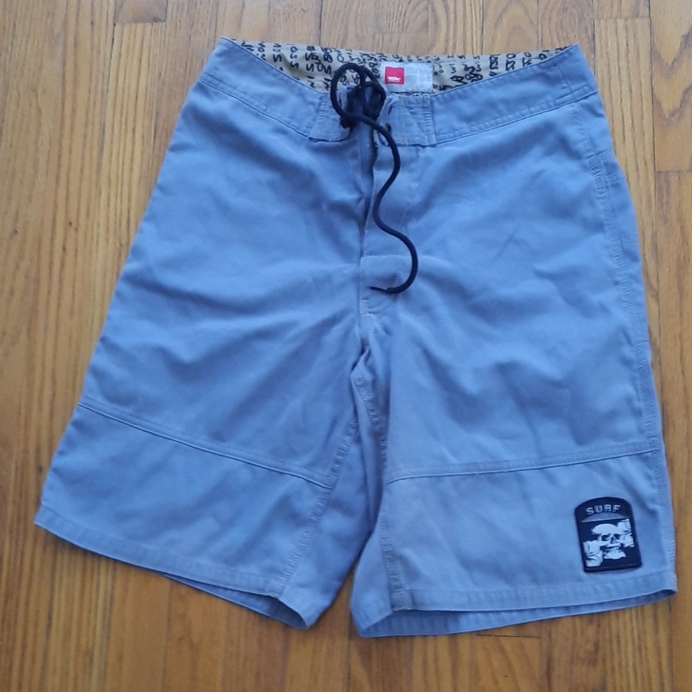 Worn once! Mossimo board shorts- nice blue